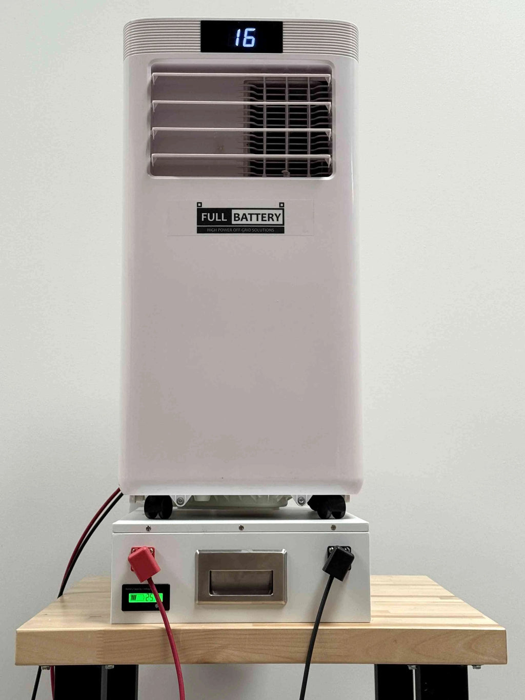 24V Pure DC Portable, Battery/Solar Air Conditioner & Heater (heat pump, 12,000 BTU/h)