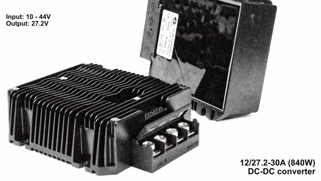 DC DC Converters: step up/down transformers for 12V, 24V & 48V DC-DC