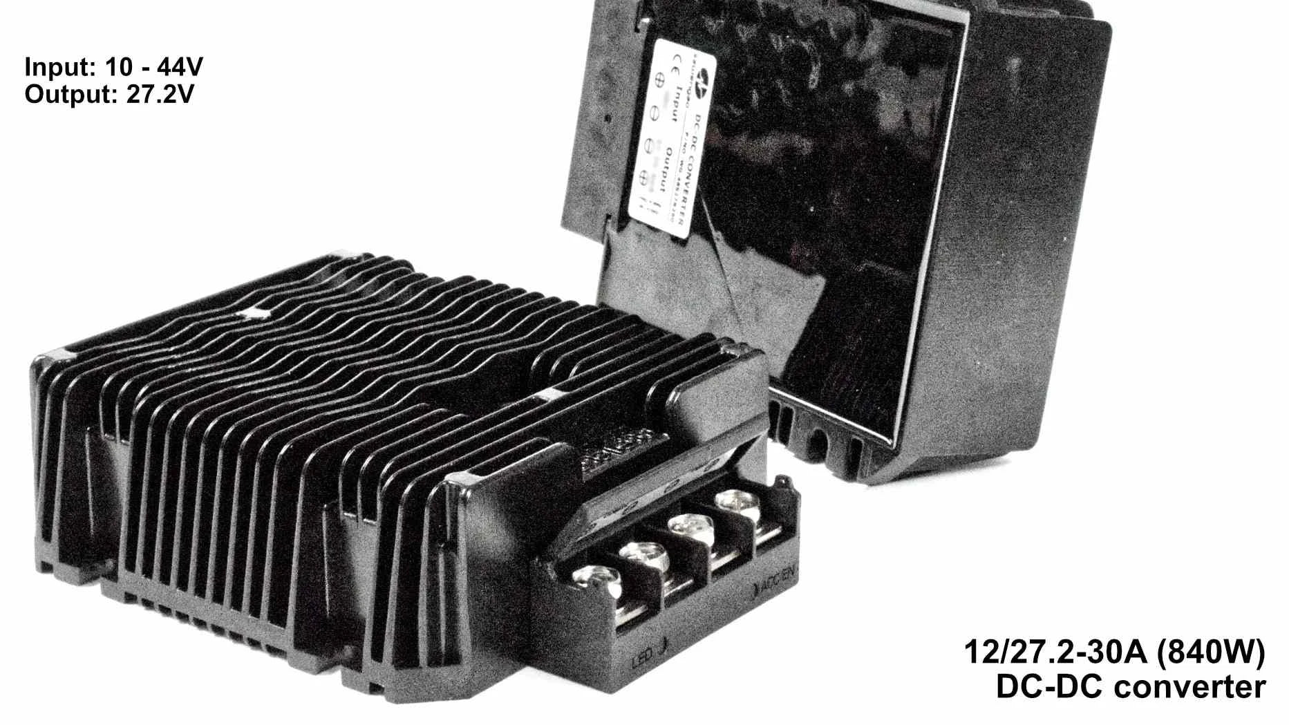 DC DC Converters: step up/down transformers for 12V, 24V & 48V DC-DC