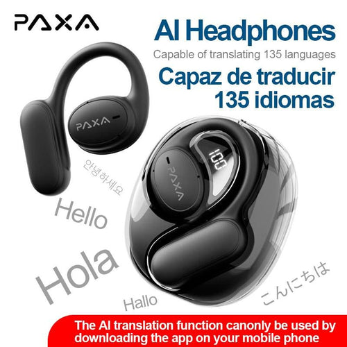 135-Language AI Bluetooth Translation Earbuds – Wireless Real-Time Translator Earphones with Touch Control & Noise Reduction - Bryans Products