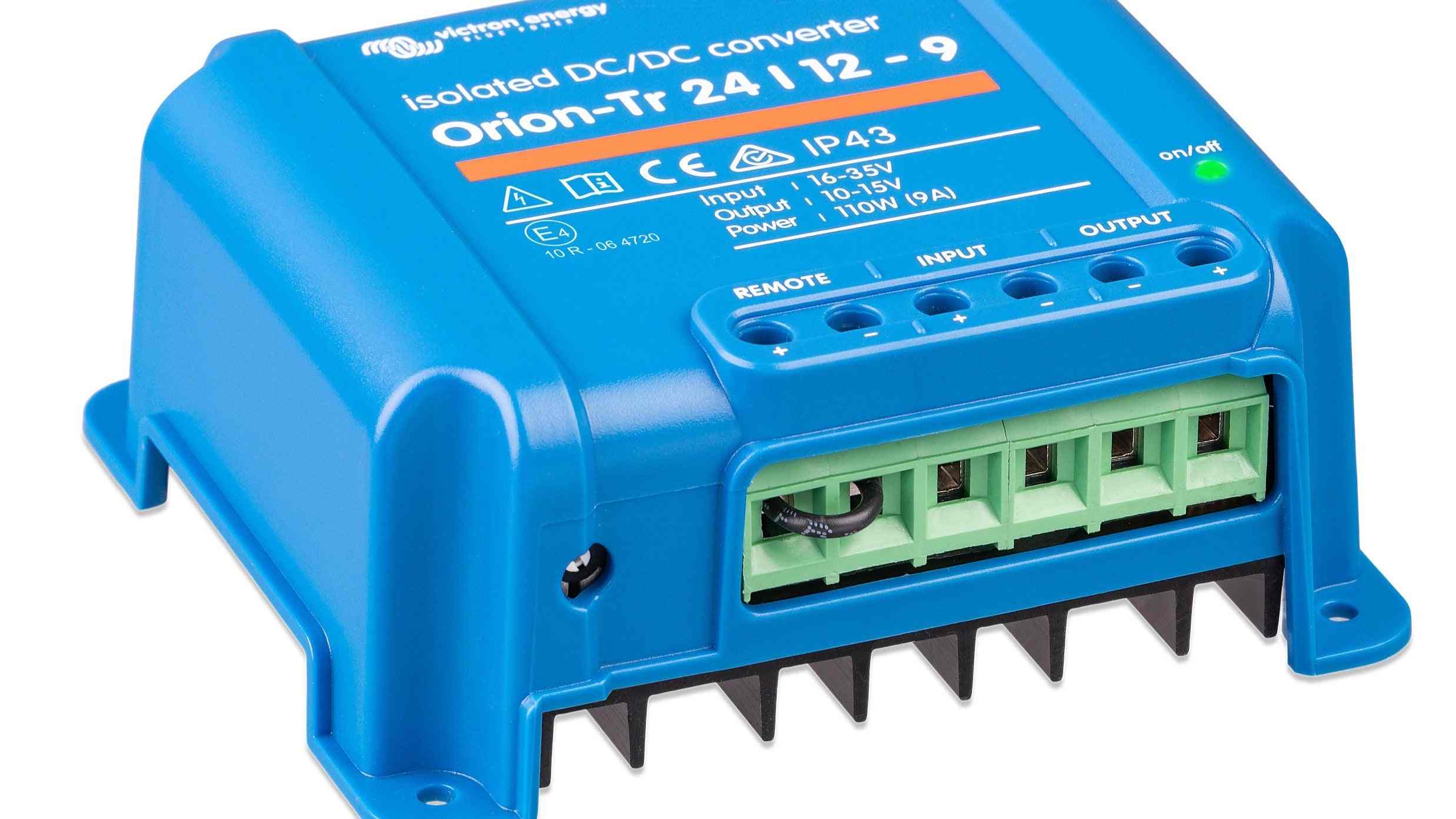 DC DC Converters: step up/down transformers for 12V, 24V & 48V DC-DC