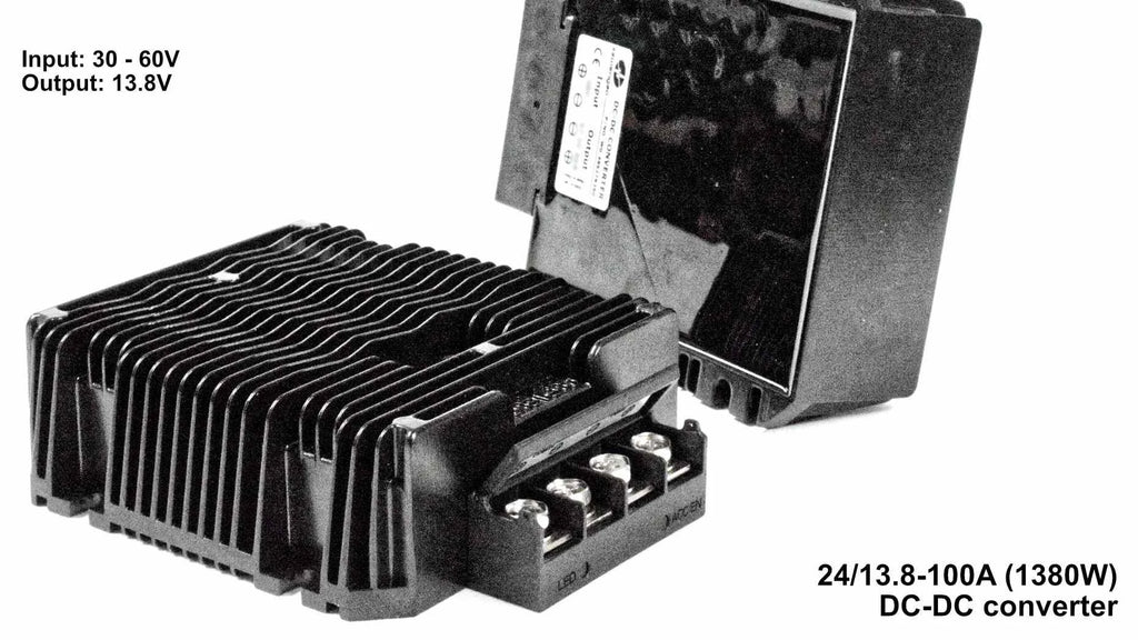 DC DC Converters: step up/down transformers for 12V, 24V & 48V DC-DC