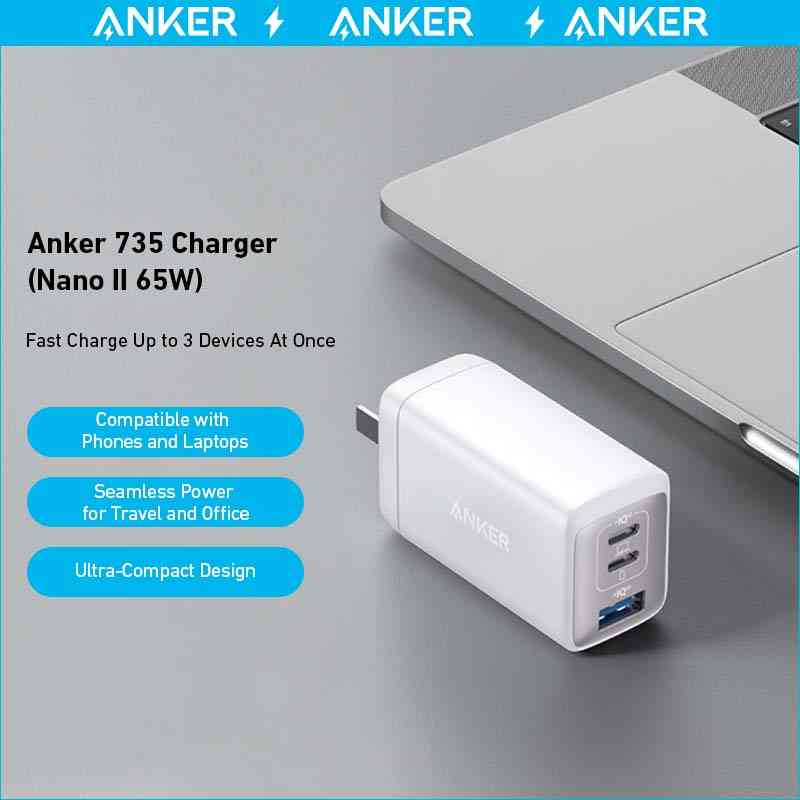 Anker <b>735</b> Charger (Nano II 65W) (2-Pack)