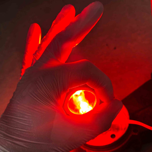 12V - 24V miniature infrared red light MR16 halogen lamp for heating applications