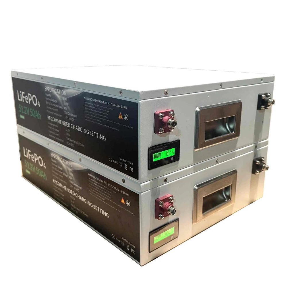 24V 100Ah LiFePO4 Battery with Active Balance and 100A BMS in compact modular power block design