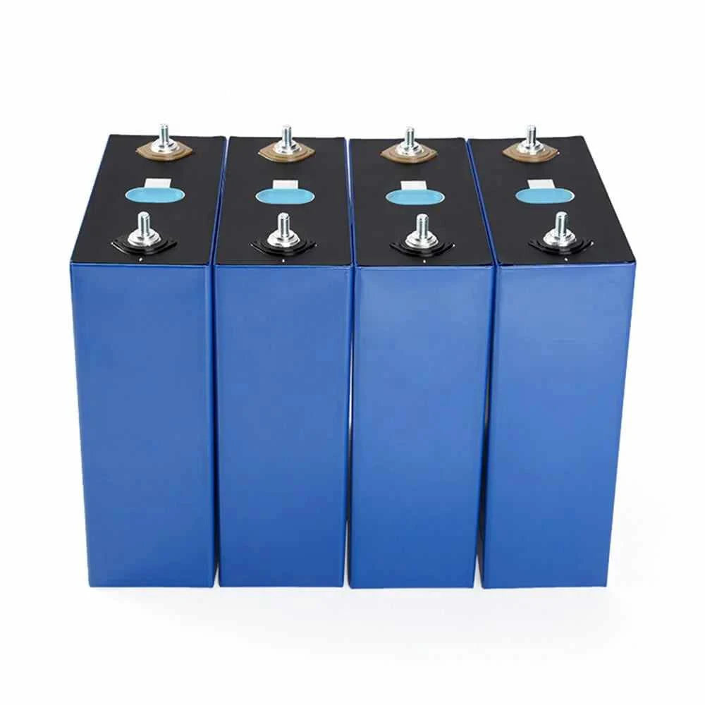 Bolt together 24/48V battery cells with copper bus bars and stainless steel nuts for easy series connection