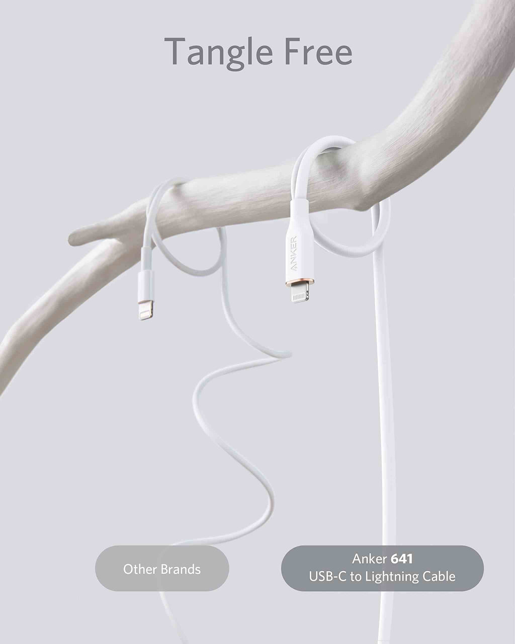 Anker <b>641</b> USB-C to Lightning Cable (Flow, Silicone)