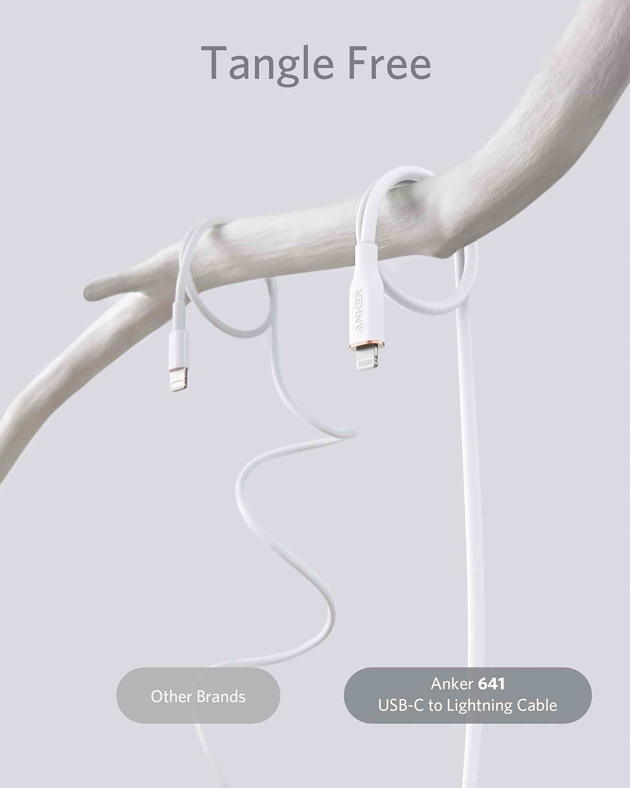 Anker <b>641</b> USB-C to Lightning Cable (Flow, Silicone)