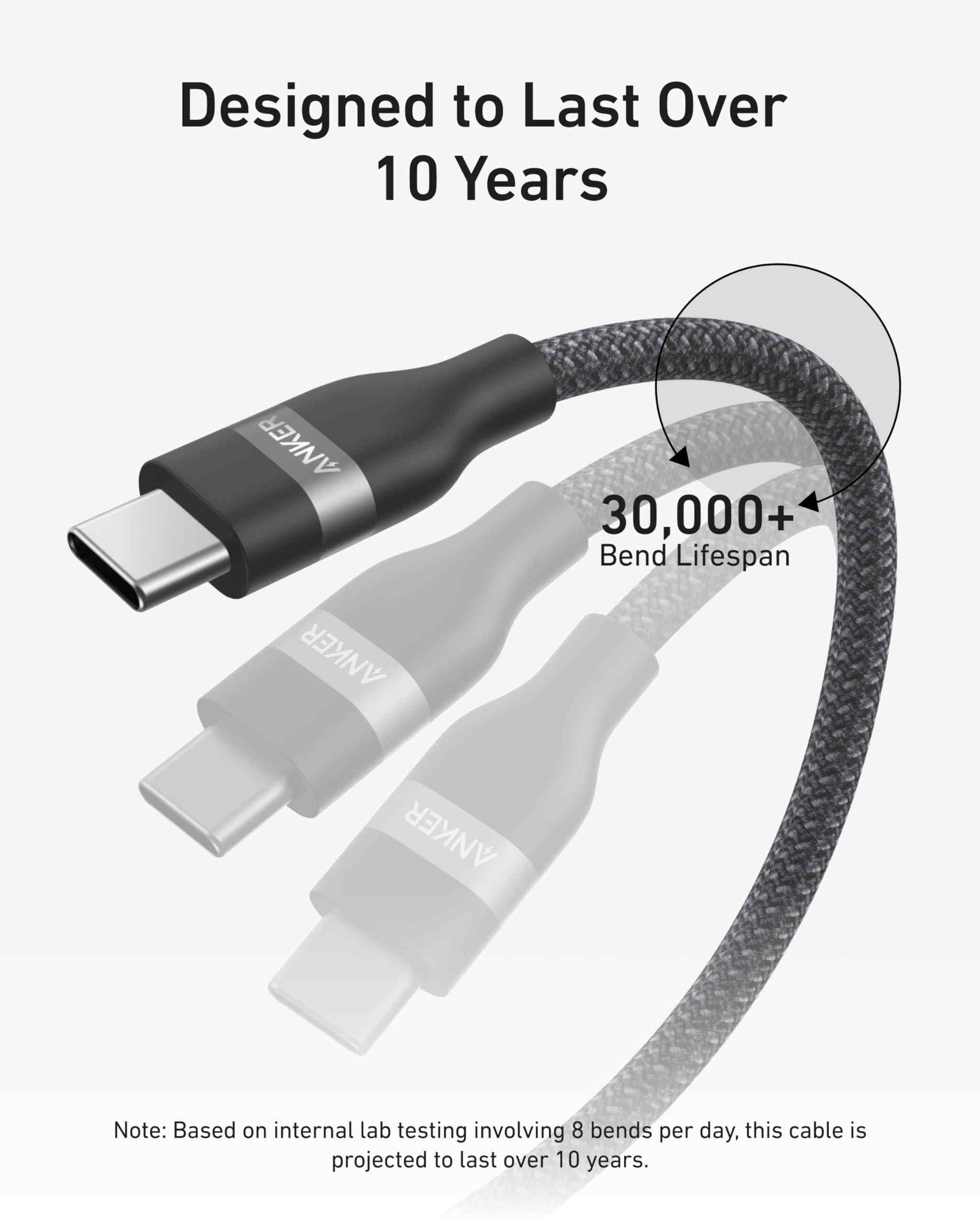 Anker Laptop Power Bank (25K, 165W, Built-In and Retractable Cables)