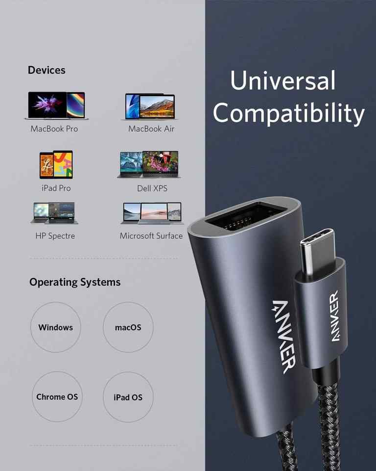 Anker <b>PowerExpand</b> USB-C to Gigabit Ethernet Adapter