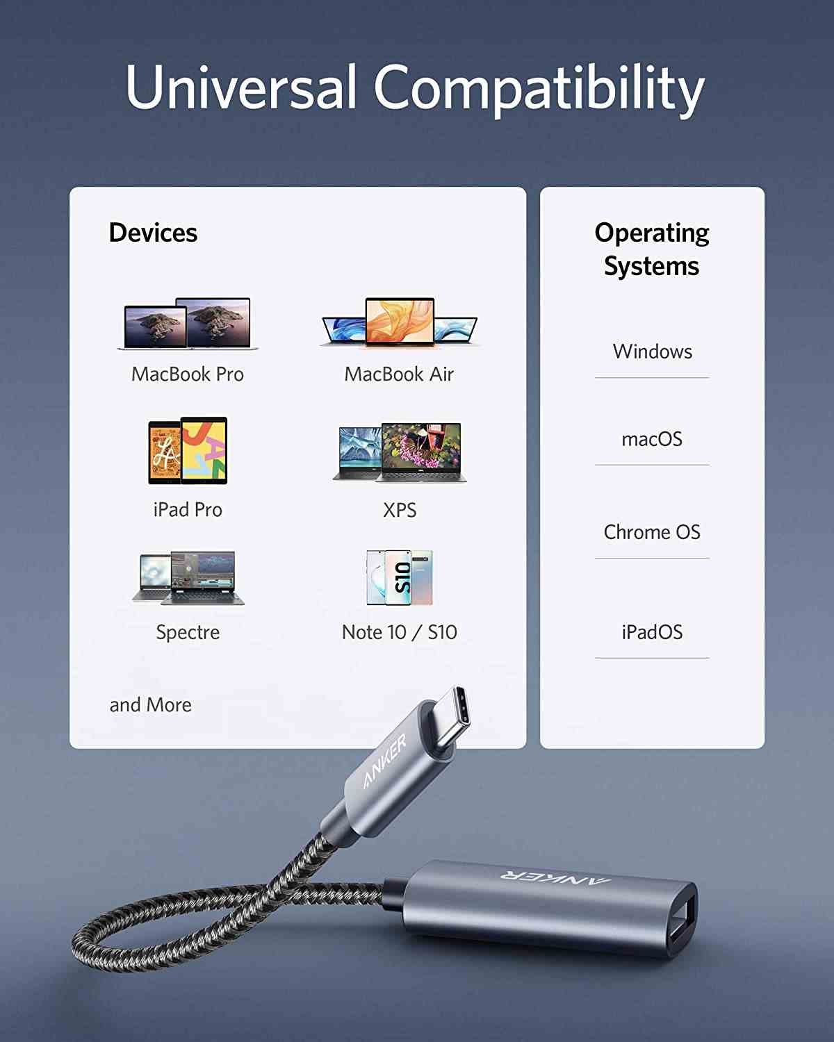 Anker <b>PowerExpand</b> USB-C to DisplayPort Adapter