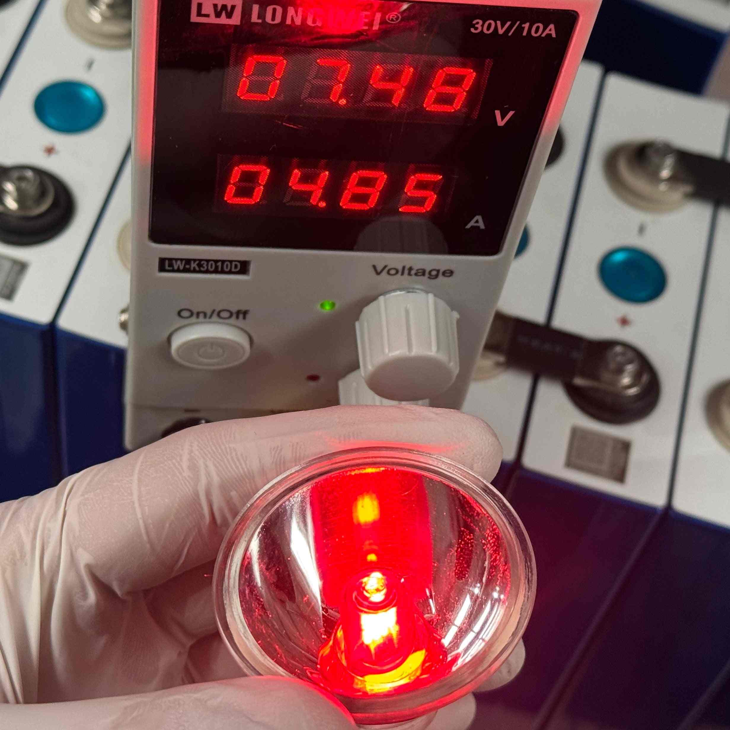 12V - 24V Miniature Infrared / Red Light MR16 Halogen Lamp