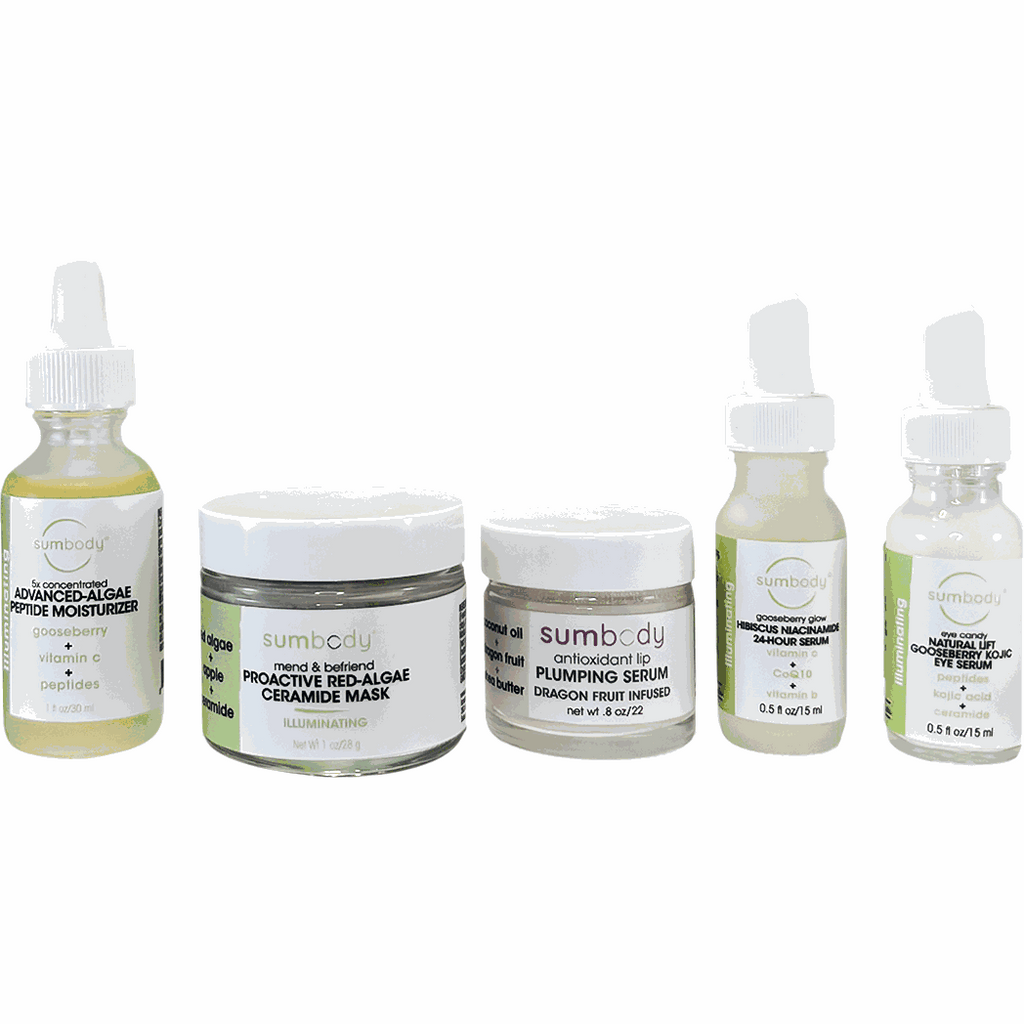 5 skincare products for perfect skin including illuminating serums and moisturizers with gooseberry and antioxidants