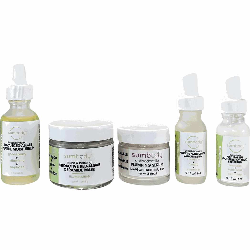 5 skincare products for perfect skin including illuminating serums and moisturizers with gooseberry and antioxidants