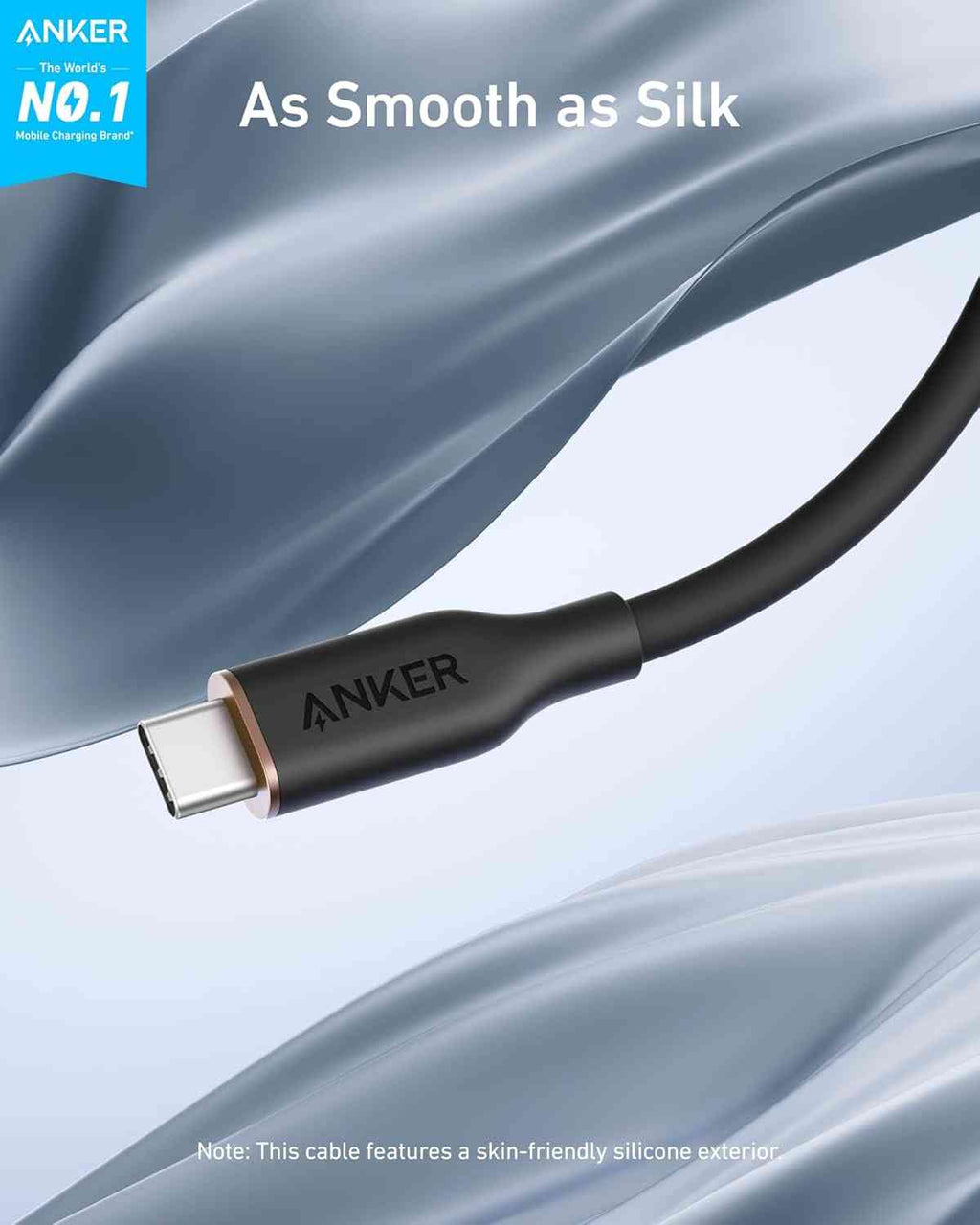 Anker <b>643</b> USB-C to USB-C Cable (Flow, Silicone)