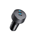 Anker PowerDrive III Duo USB-C car charger with dual ports and fast charging technology