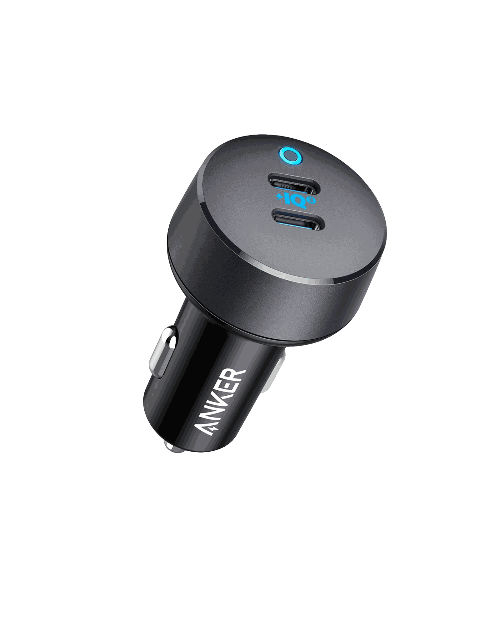 Anker PowerDrive III Duo USB-C car charger with dual ports and fast charging technology