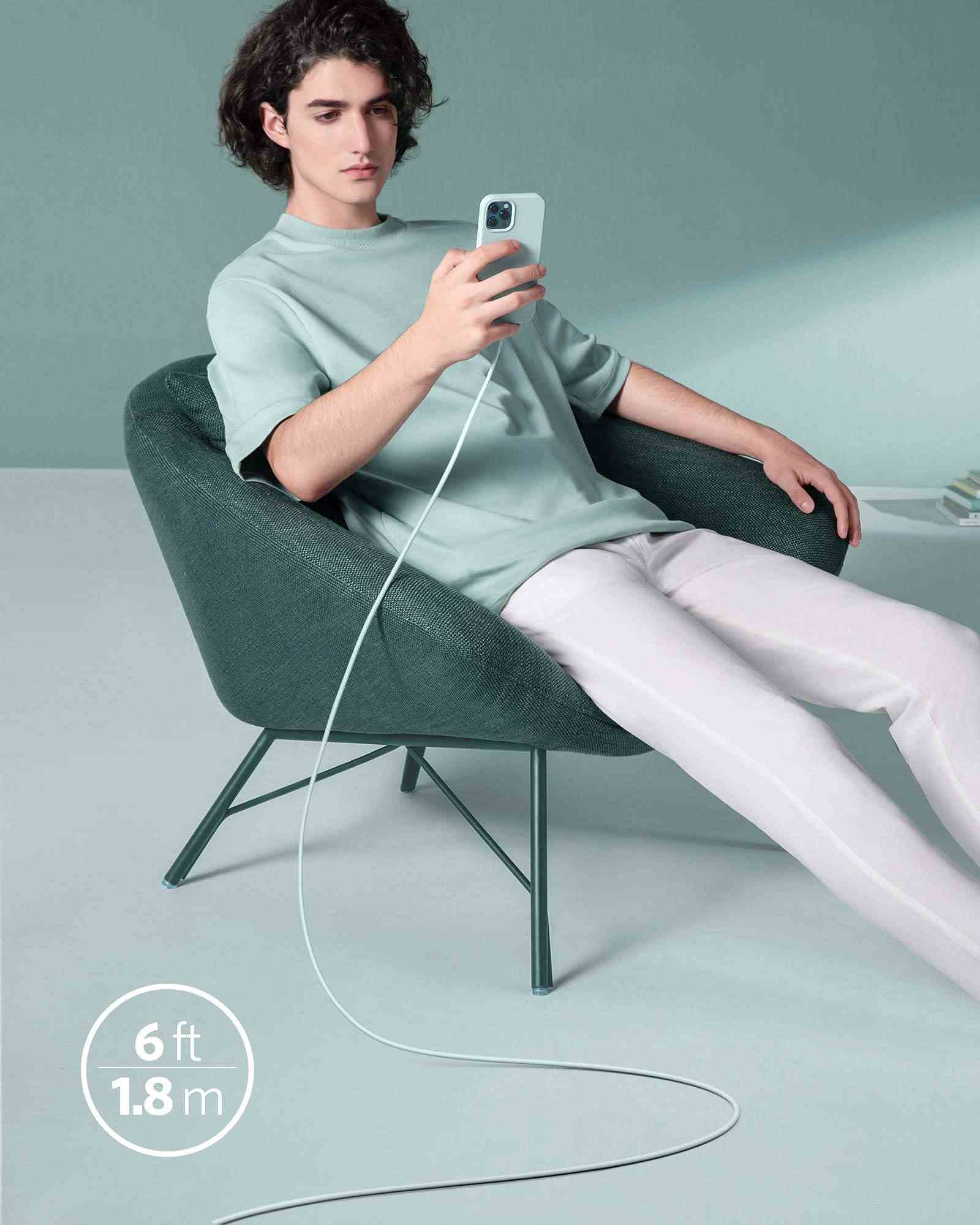 Anker <b>641</b> USB-C to Lightning Cable (Flow, Silicone)