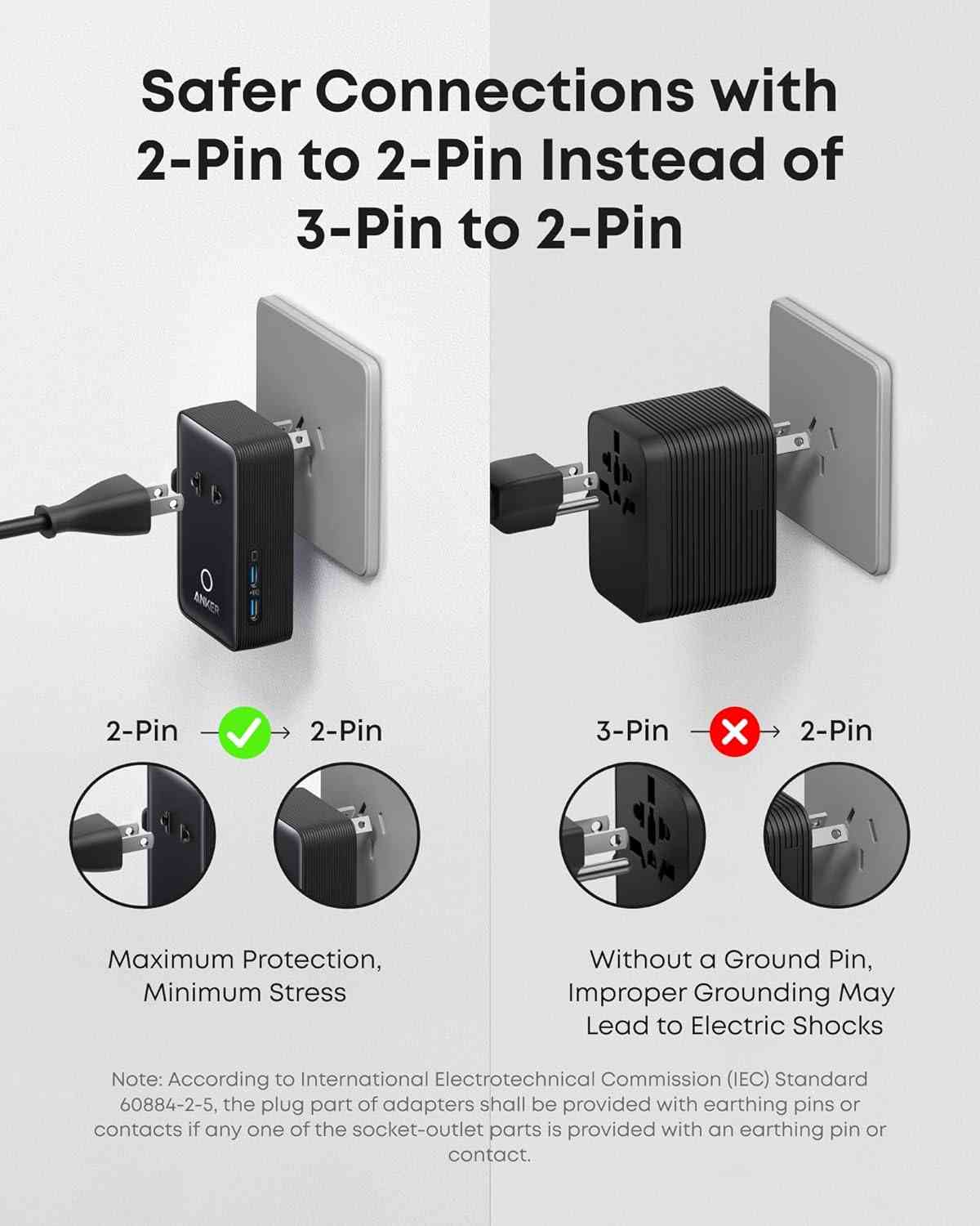Anker Laptop Power Bank (25K, 165W, Built-In and Retractable Cables)