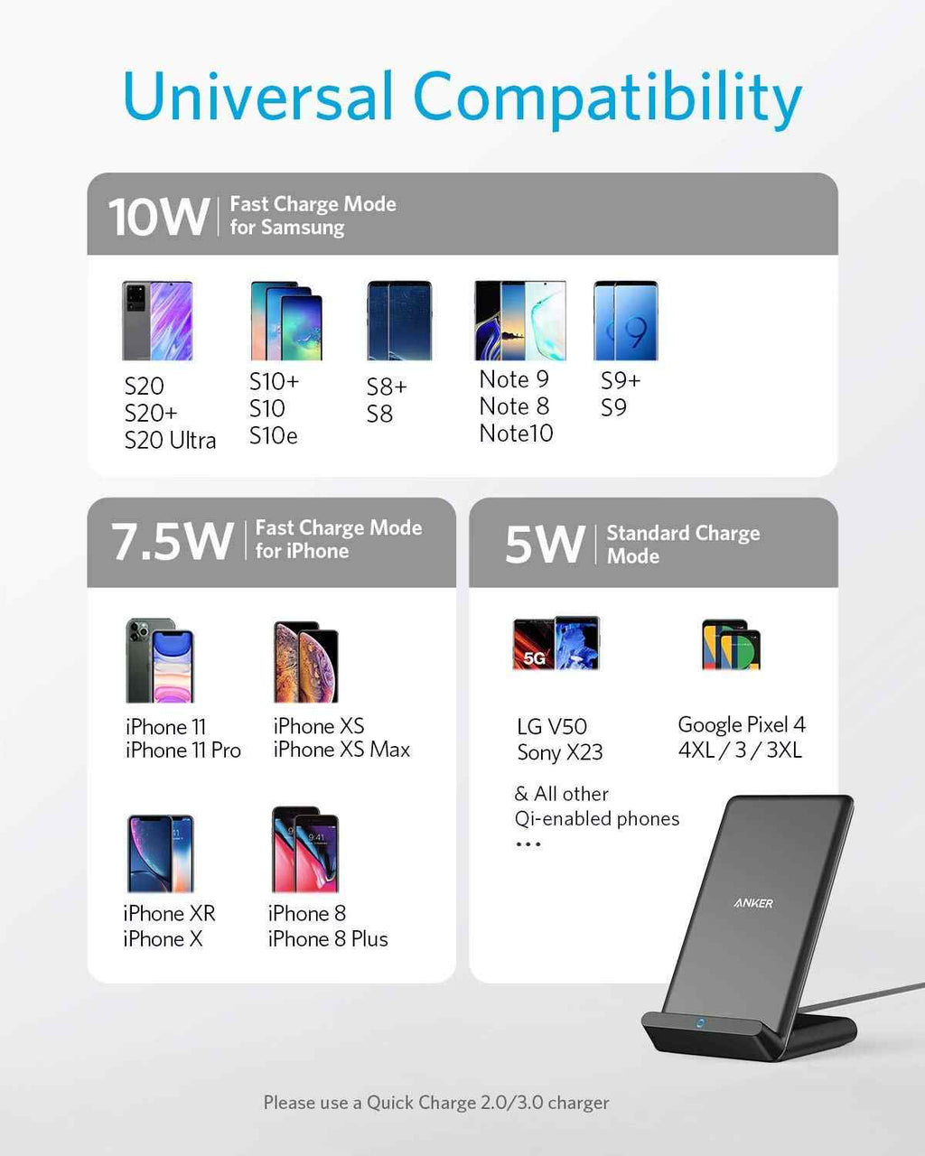 Anker <b>313</b> Wireless Charger (Stand)