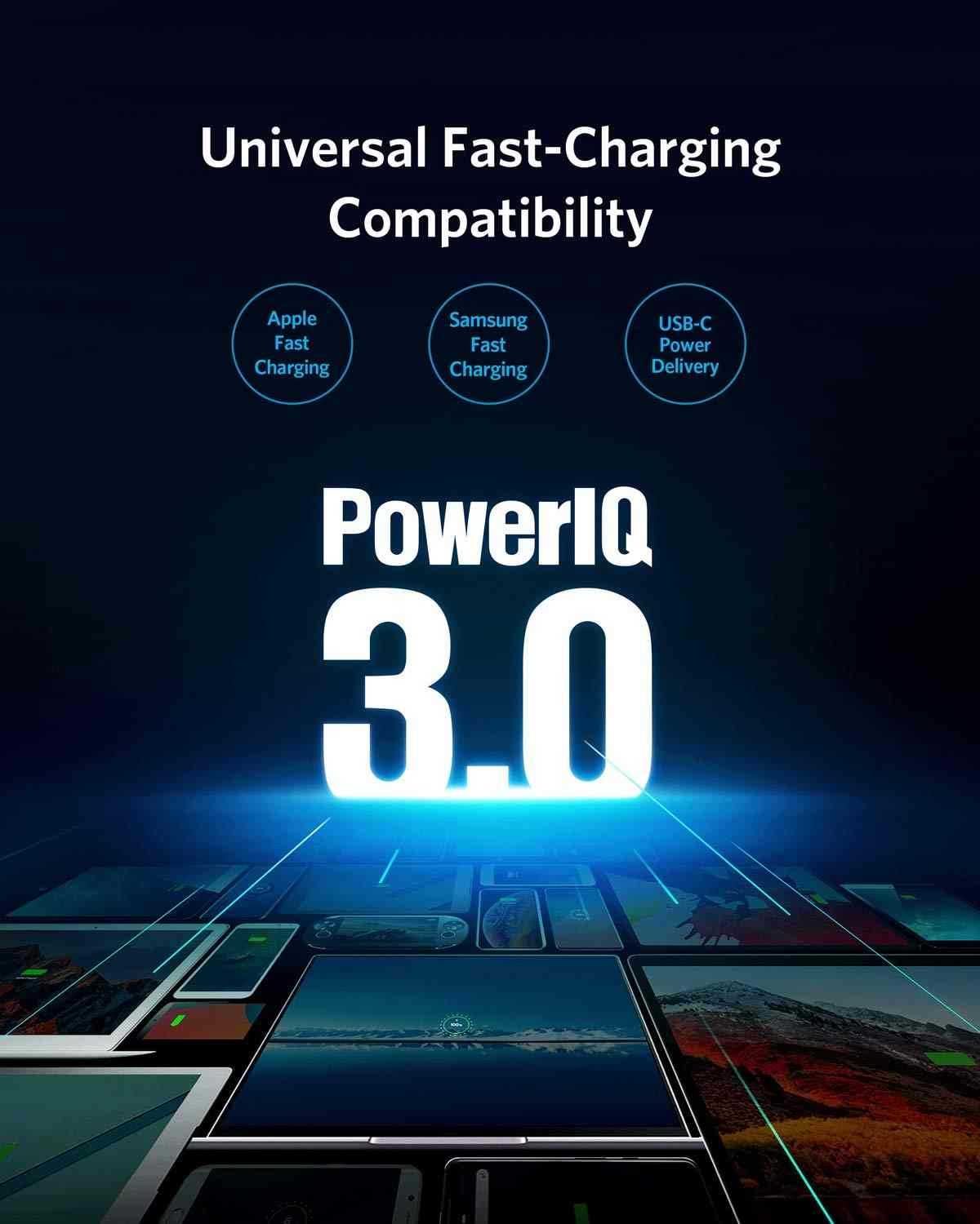 Anker <b>PowerDrive III</b> Duo USB-C Car Charger