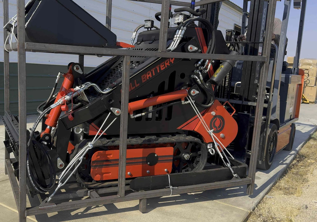 72V 16.4kWh Lithium Electric Mini Track Loader Skid Steer