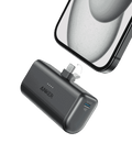 Anker Nano Power Bank with 22.5W dual USB-C ports and foldable USB-C connector compact design