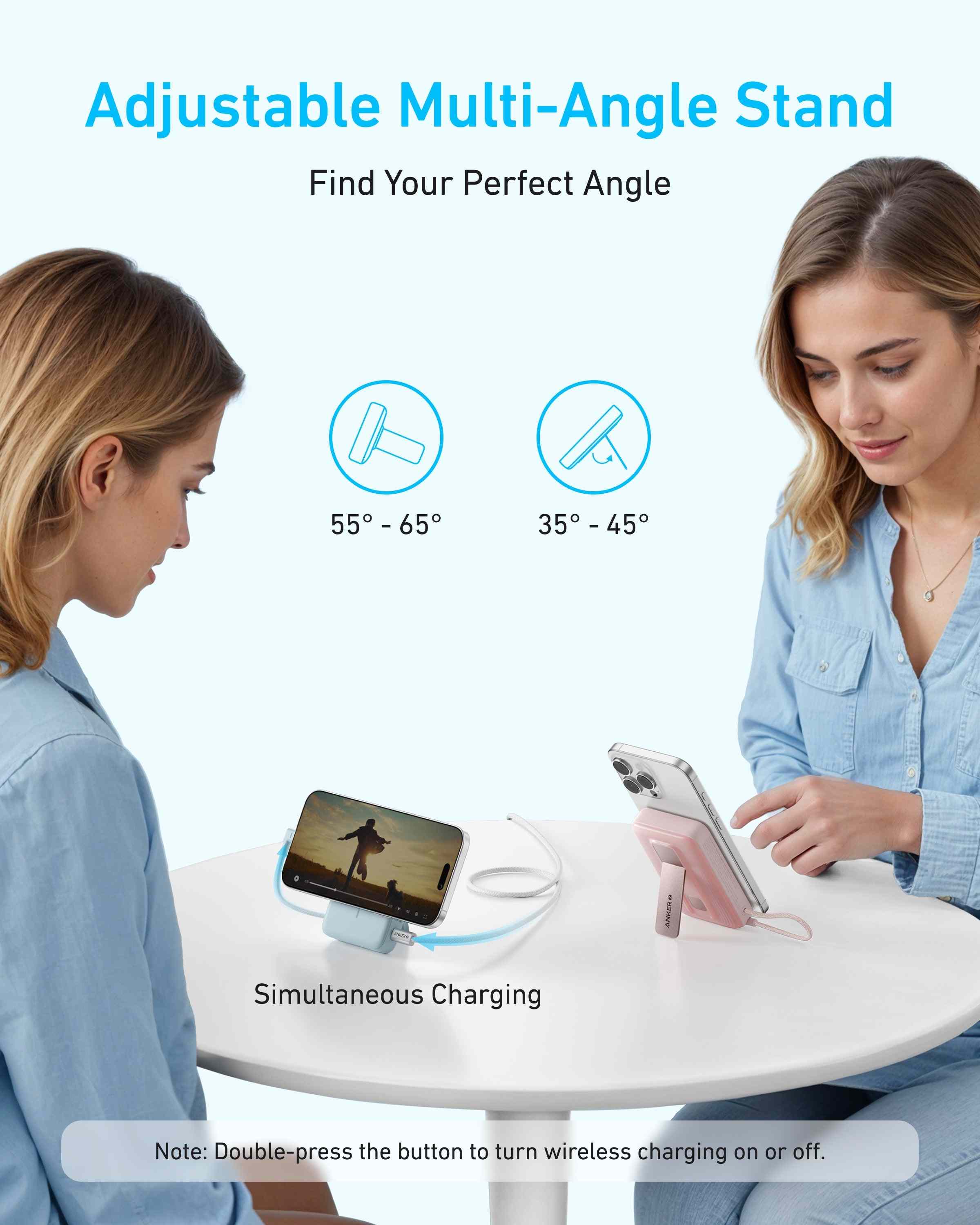 Anker Zolo Magnetic Power Bank (10K, 30W, Built-in USB-C Cable)