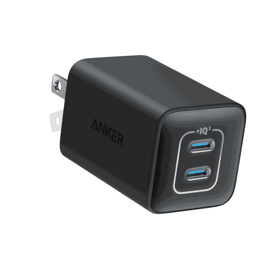 Anker 523 Charger Nano 3 47W dual USB-C fast charging compact adapter