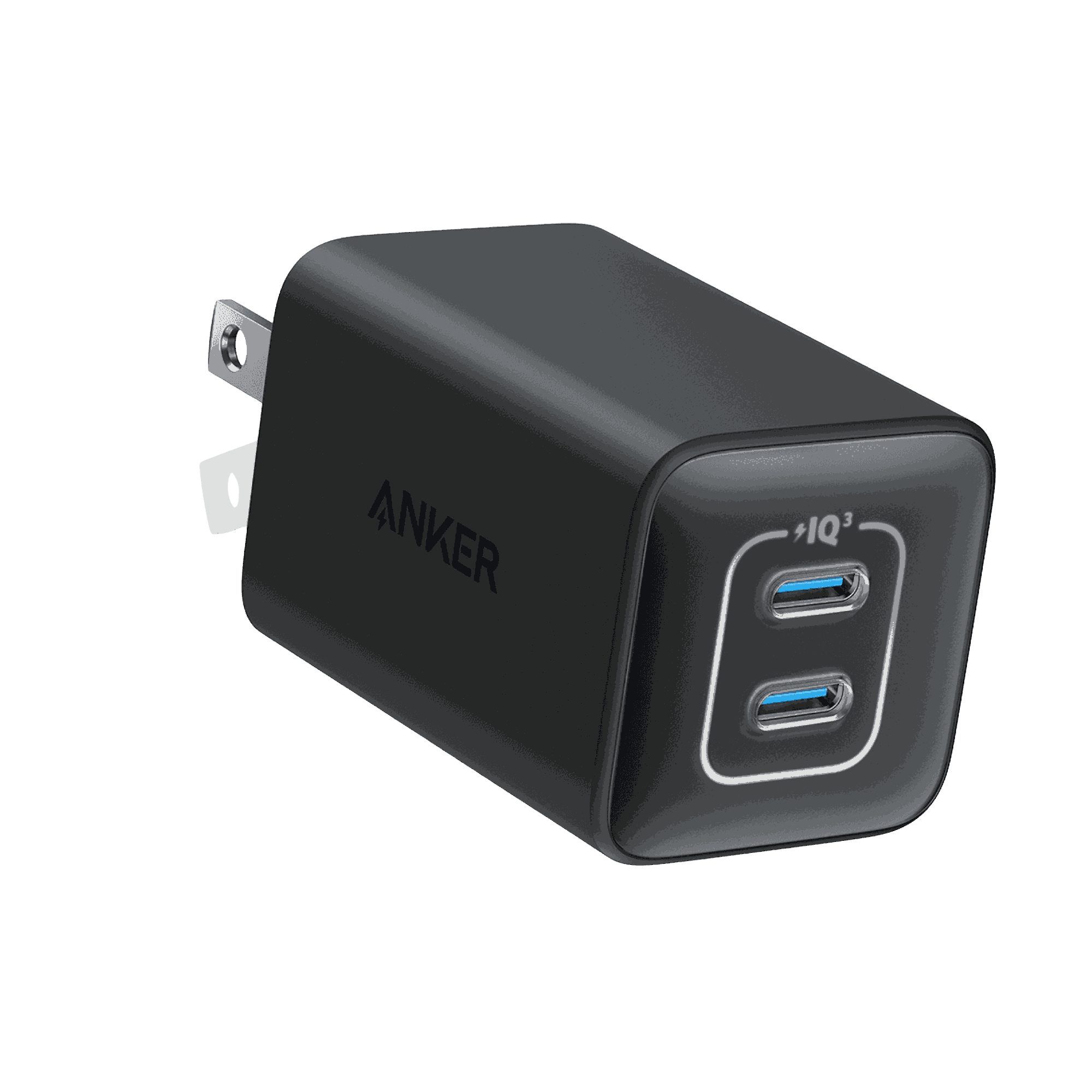 Anker 523 Charger Nano 3 47W dual USB-C fast charging compact adapter