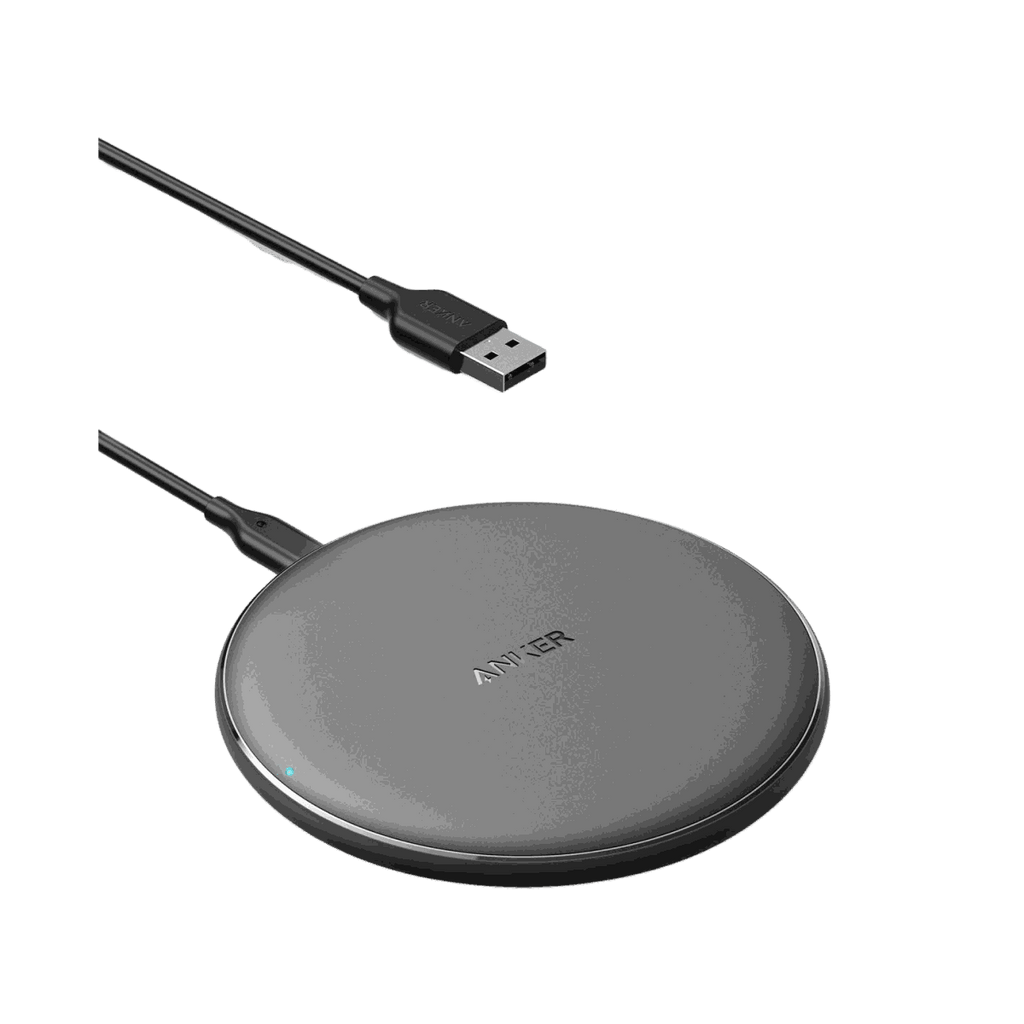 Anker 313 Wireless Charger pad with sleek design for fast, cable-free charging