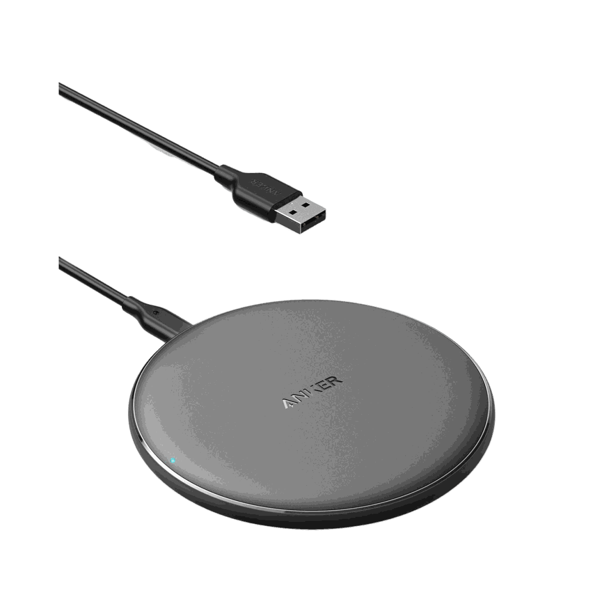 Anker 313 Wireless Charger pad with sleek design for fast, cable-free charging