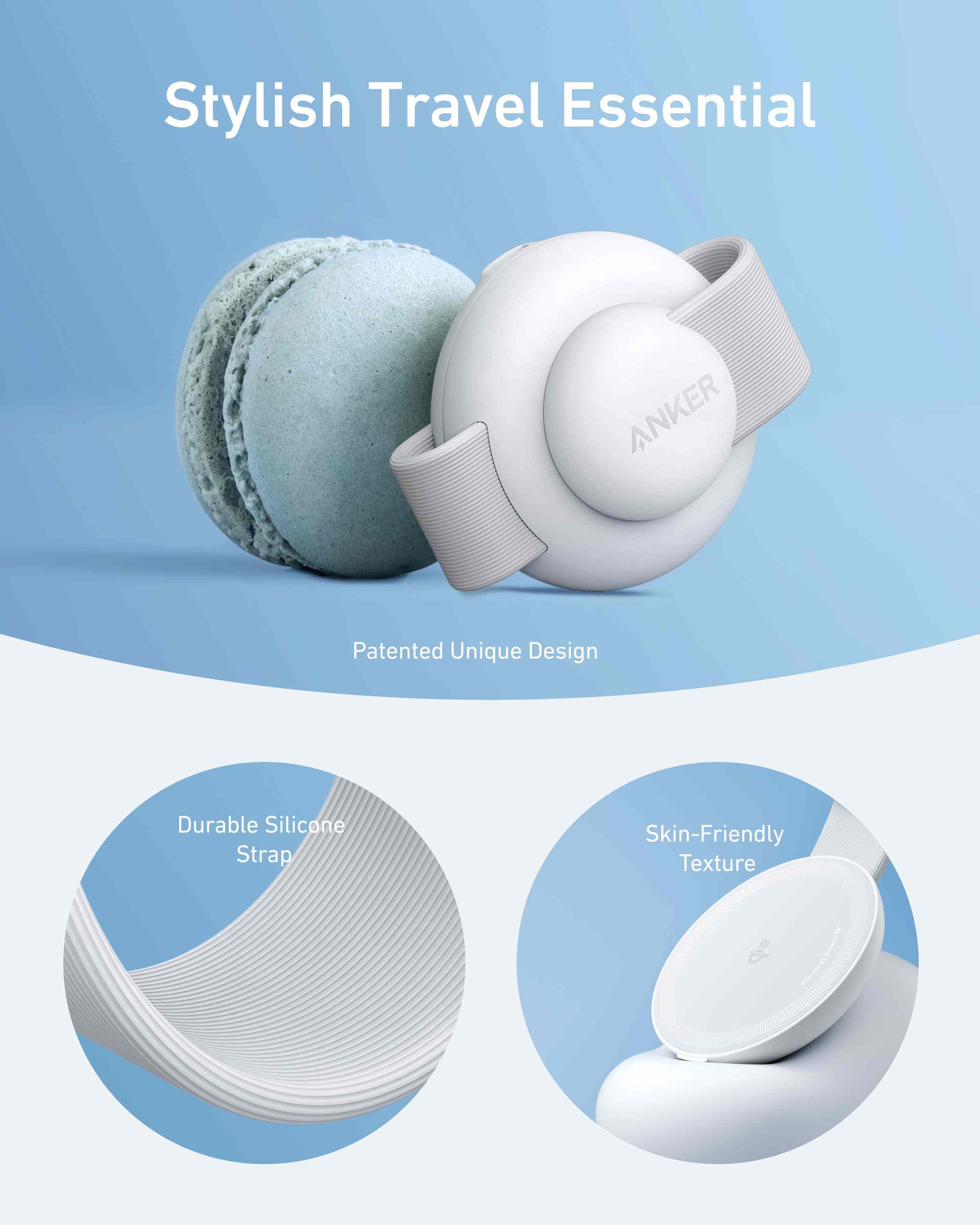 Anker MagGo Wireless Charging Station (3-in-1, Foldable Pad)