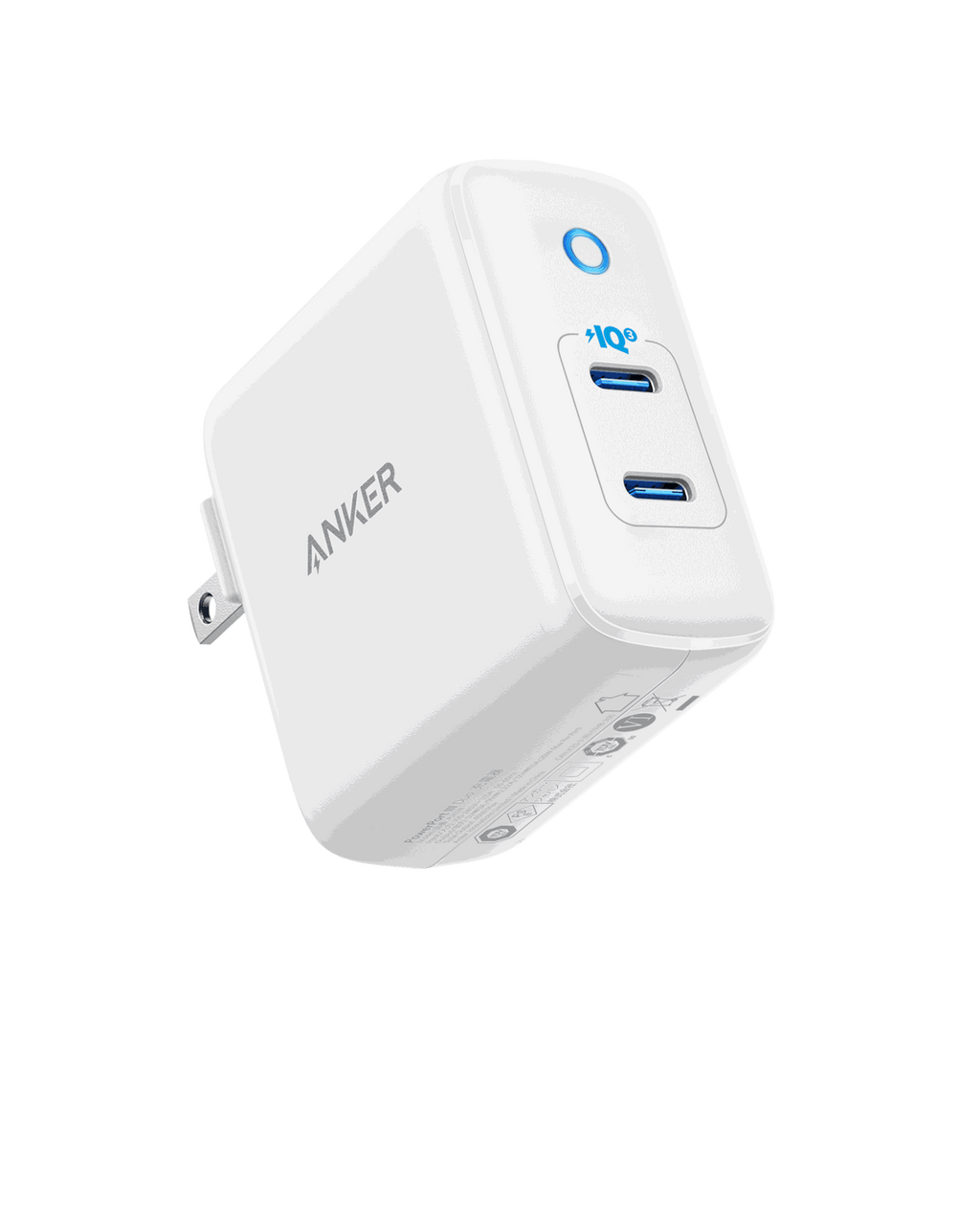 Anker 324 Charger 40W fast charging compact foldable plug with enhanced safety features
