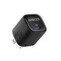 Compact Anker Charger 25W with foldable plug and safety features for fast Samsung device charging