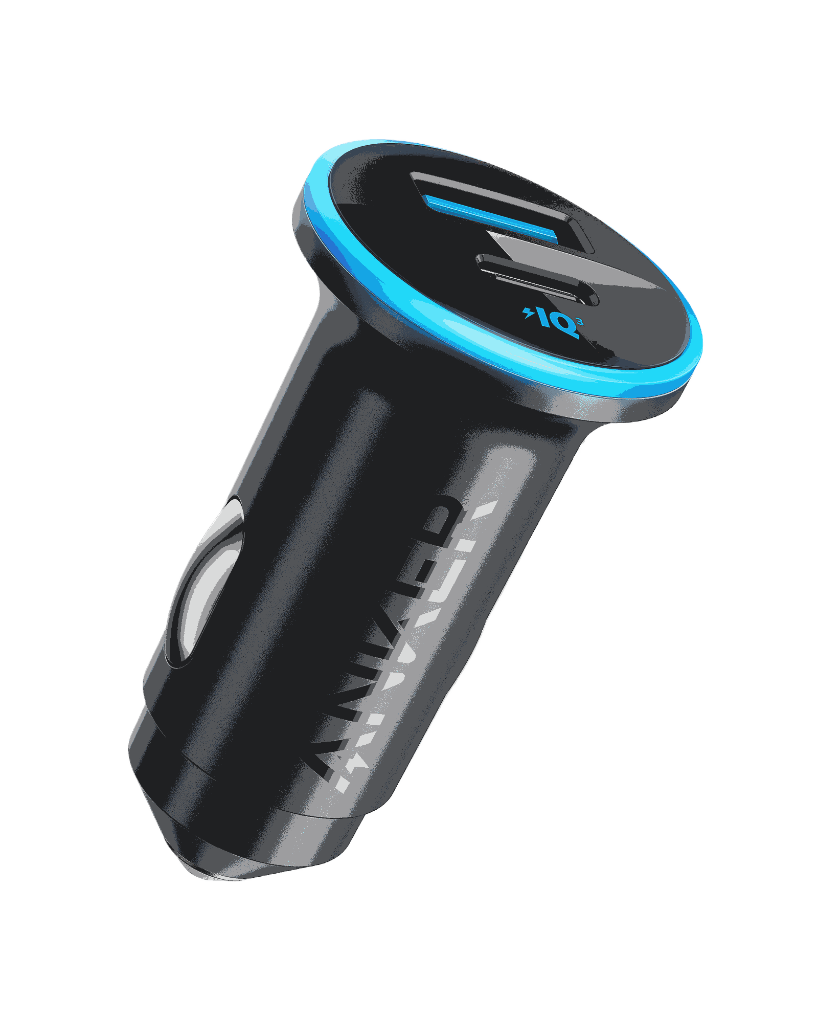 Anker 323 Car Charger 52.5W fast charging dual USB-C and USB-A ports for iPhone and Samsung devices with PowerIQ 3.0 and ActiveShield 2.0 safety technology