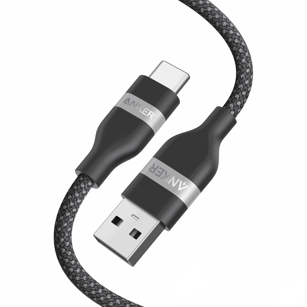 Anker USB-A to USB-C Cable upcycled braided durable eco-friendly charging cable