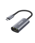 Anker PowerExpand USB-C to Gigabit Ethernet Adapter with sleek aluminum body and braided cable for fast 1 Gbps internet connection