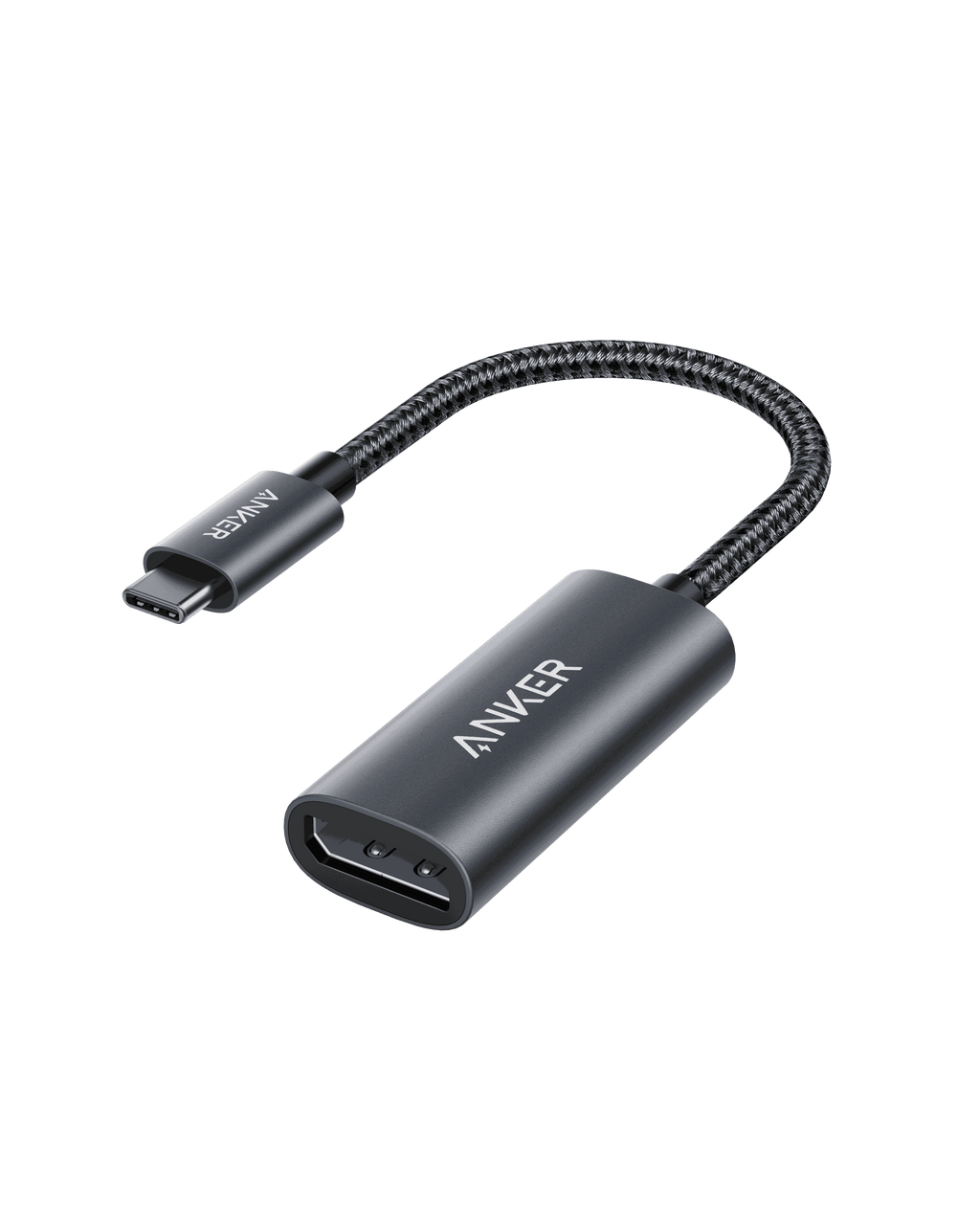 Anker PowerExpand USB-C to DisplayPort Adapter supporting 4K@60Hz with plug and play functionality