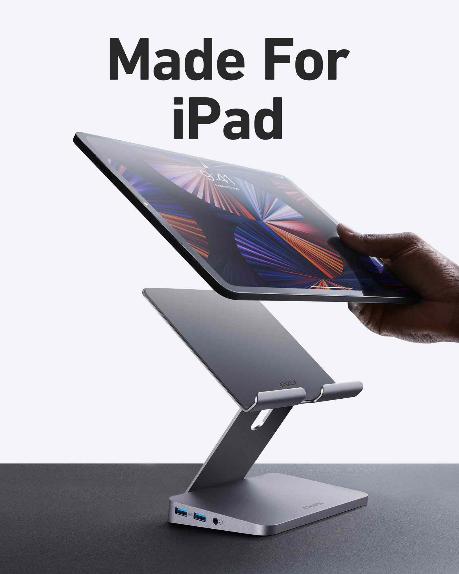 Anker <b>551</b> USB-C Hub (8-in-1, Tablet Stand)