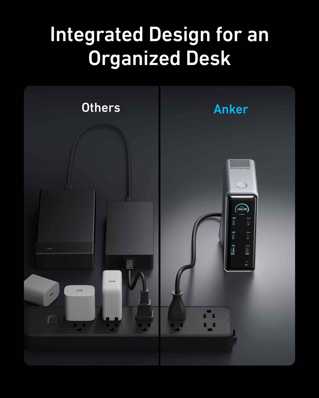 Anker Prime Charging Docking Station (14-in-1, Dual Display, 160W)