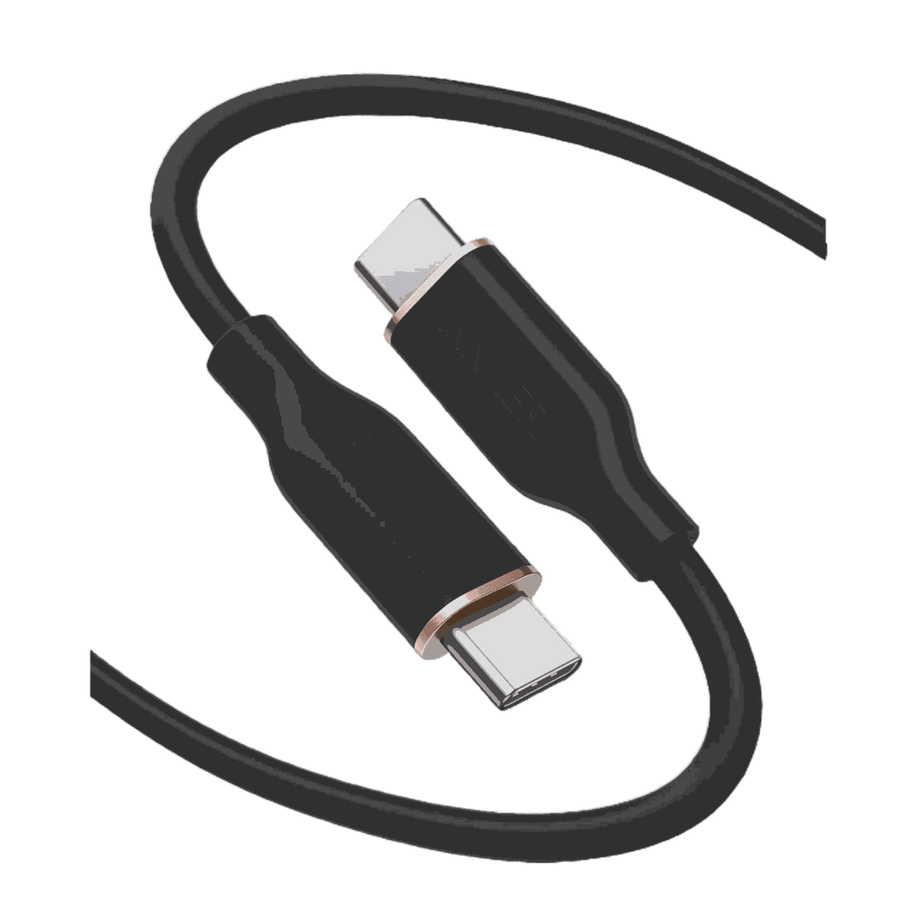 Anker 643 USB-C to USB-C Cable with soft silicone finish and 100W fast charging capability