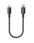 Anker 331 USB-C to Lightning Cable with nylon exterior and MFi certification for fast iPhone charging