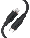 Anker 641 USB-C to Lightning Cable with soft silicone finish and high durability