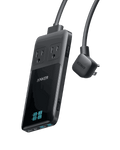 Anker Prime 6-in-1 Charging Station with 140W power, 2 AC outlets, 2 USB-C, and 2 USB-A ports in a sleek portable design