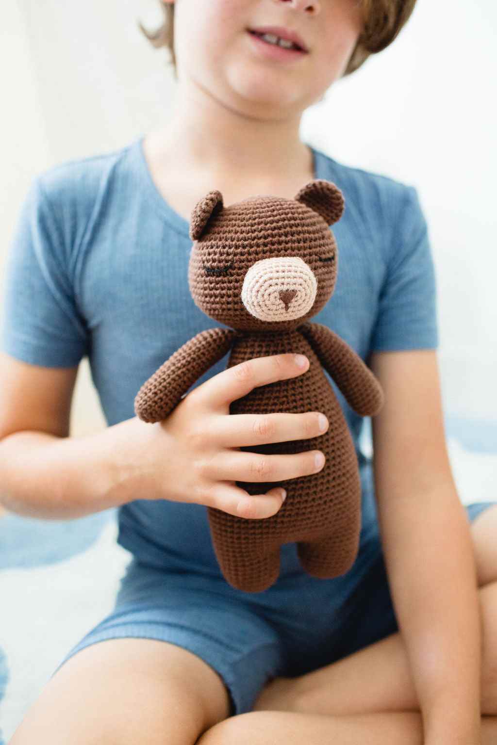 Berry the Bear Sleepover Friend plush toy with cozy sleeping bag for kids' bedtime comfort and imaginative play