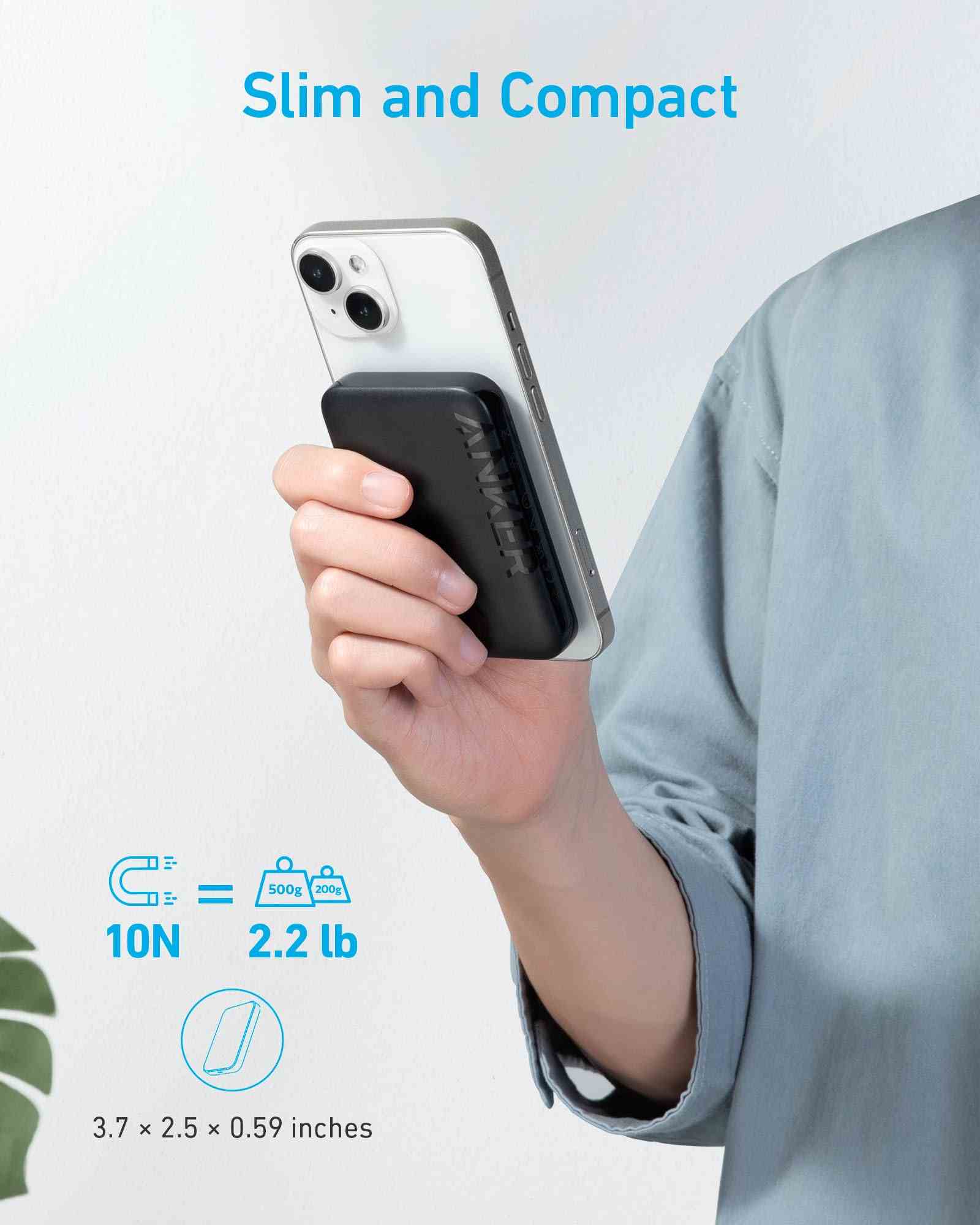 Anker <b>321</b> MagGo Battery (PowerCore Magnetic 5K)