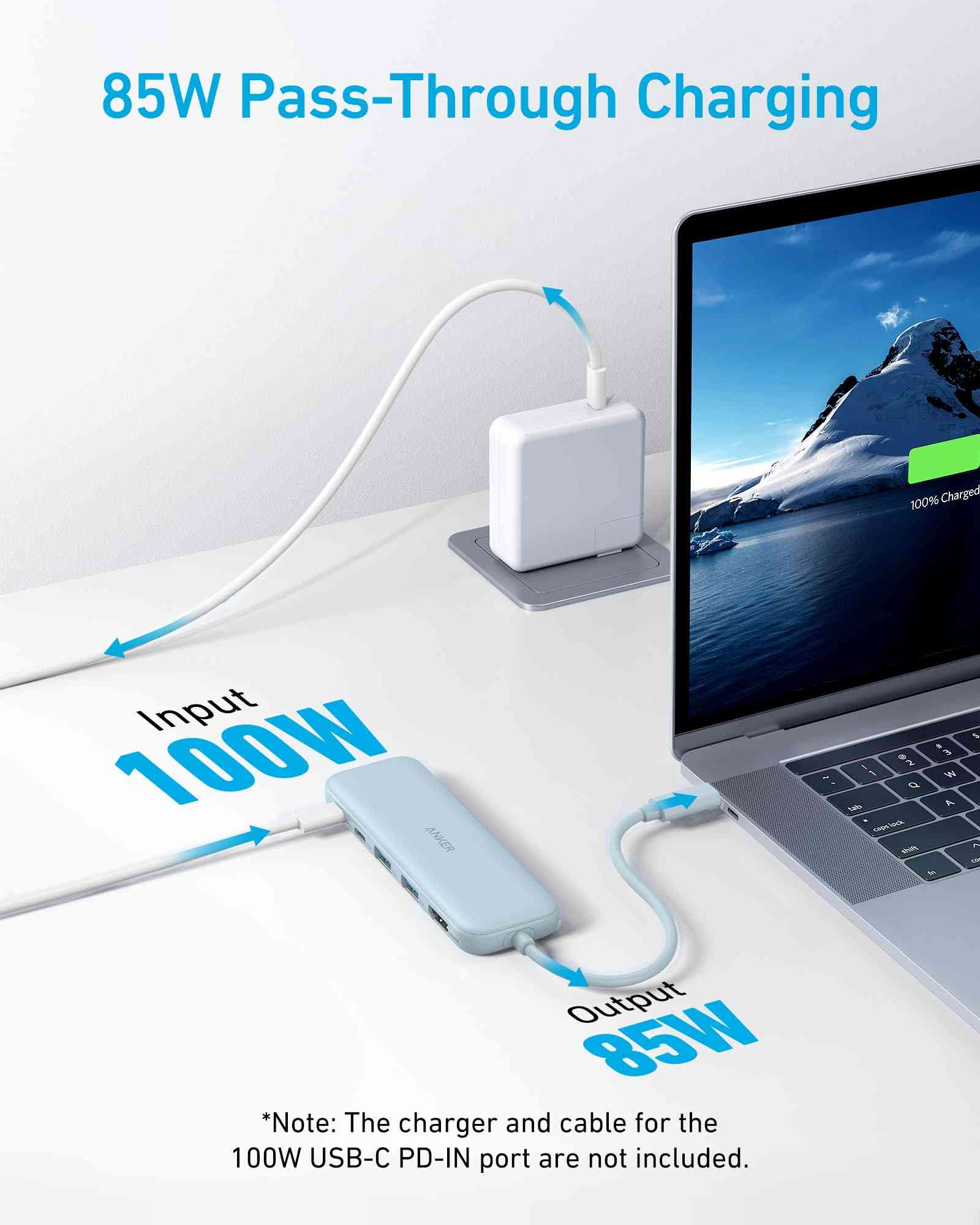 Refurbished Anker <b>332</b> USB-C Hub (5-in-1)