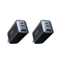 Anker 735 Charger Nano II 65W compact dual pack with GaN II technology fast charging multiple devices