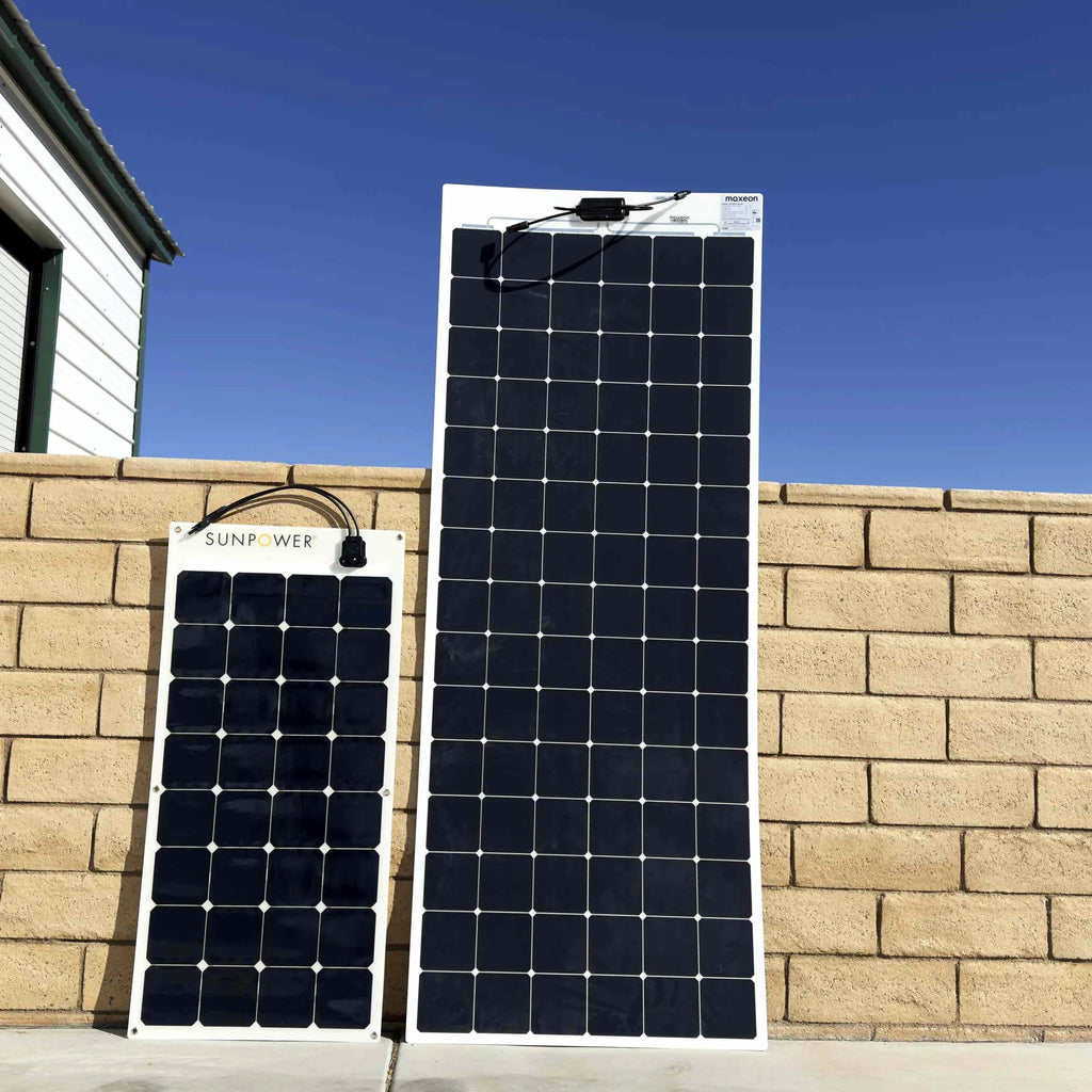Sunpower Maxeon Air 330W flexible solar panel for RVs and camping with high efficiency Gen 3 cells